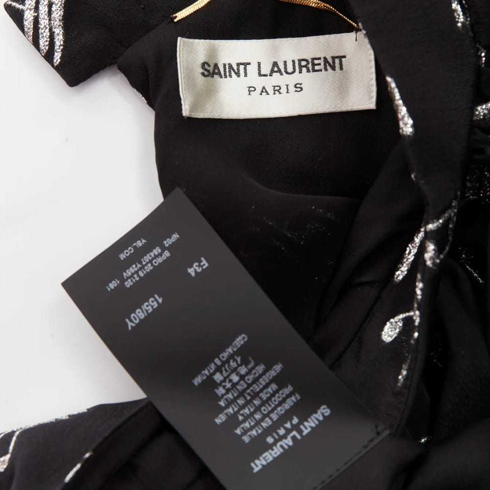 Saint Laurent Silk mid-length dress - image 8
