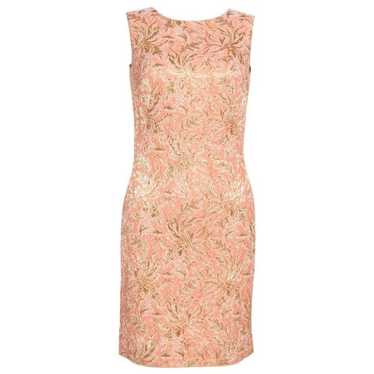 Dolce Gabbana Peach Brocade dress Size US 4 - image 1