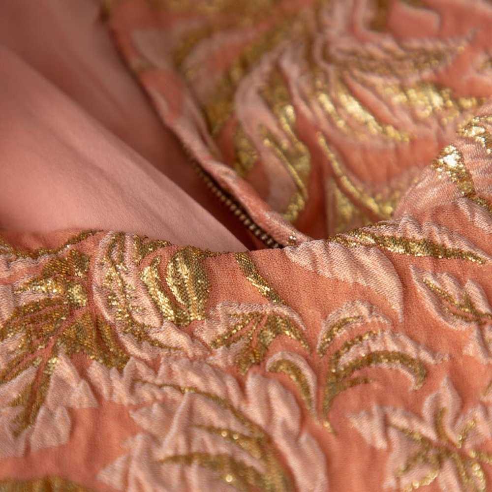 Dolce Gabbana Peach Brocade dress Size US 4 - image 4