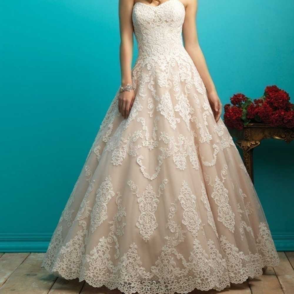 Allure lace wedding gown - image 2