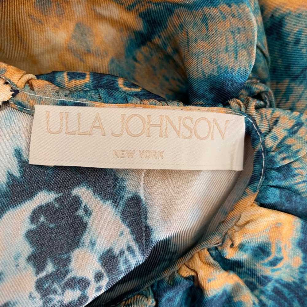 NWON Ulla Johnson Othella Ruffled Printed Silk-tw… - image 6