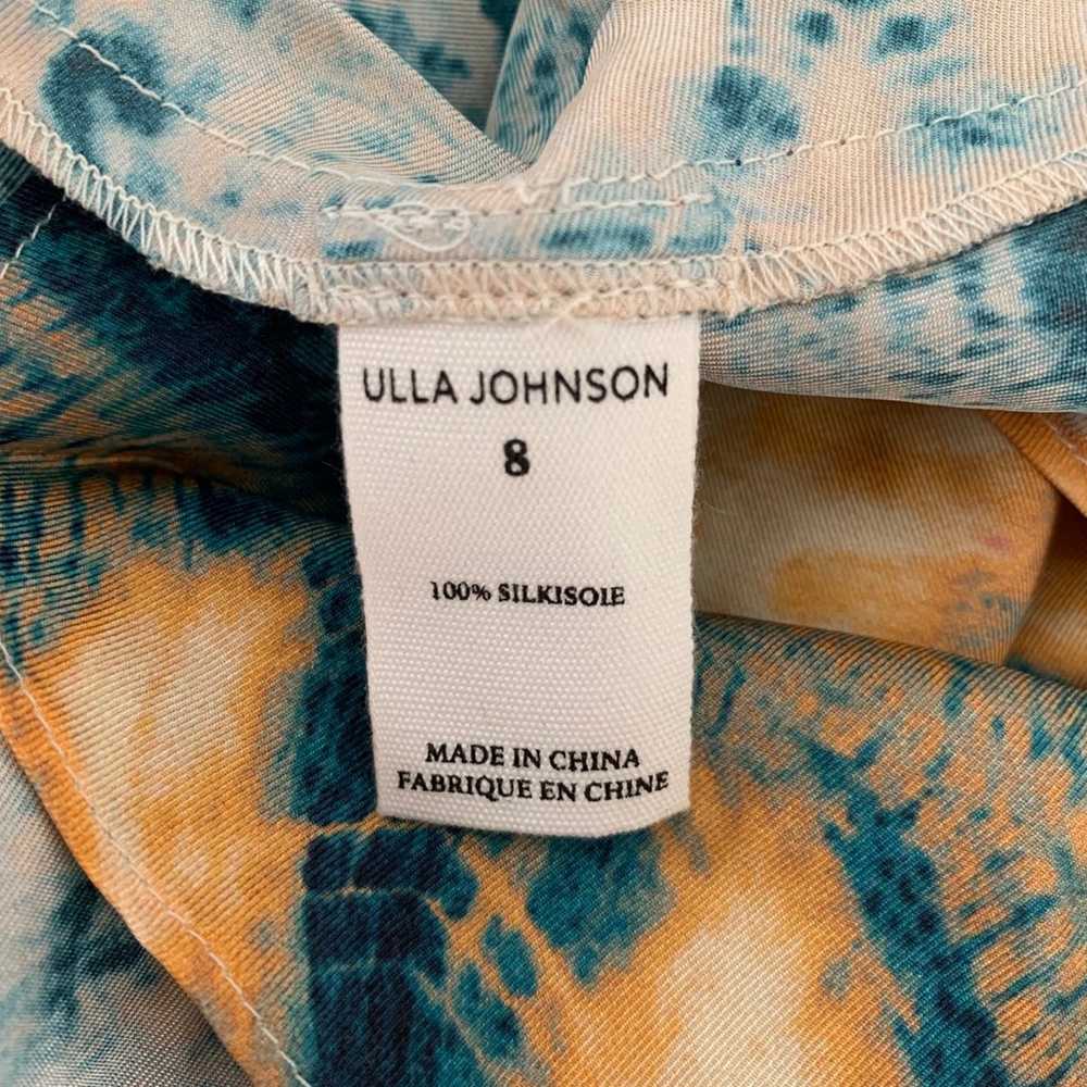 NWON Ulla Johnson Othella Ruffled Printed Silk-tw… - image 7