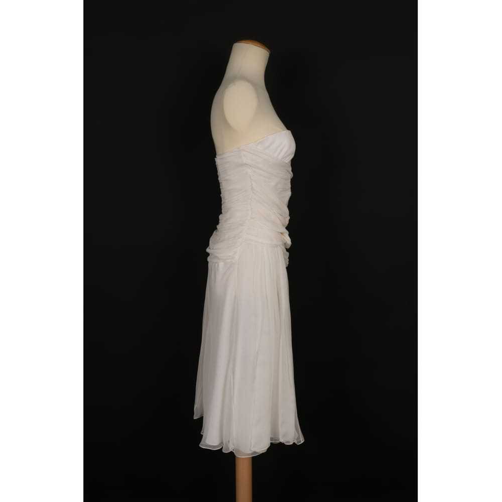 Galliano Silk mini dress - image 4