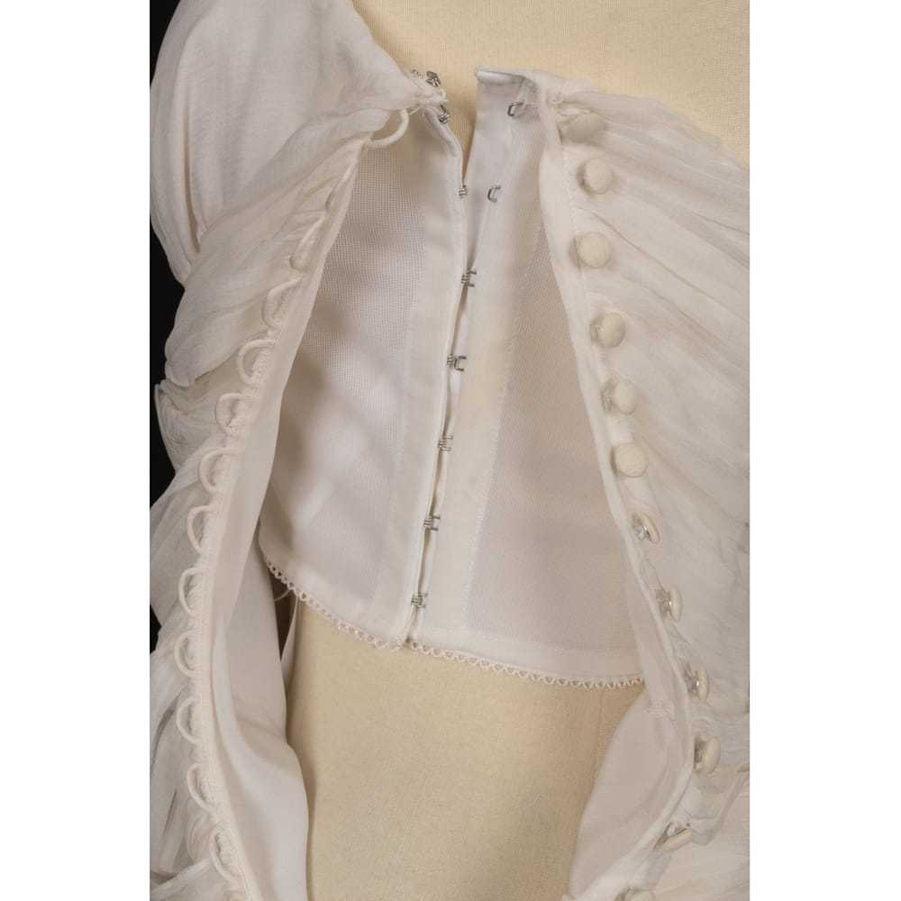 Galliano Silk mini dress - image 7