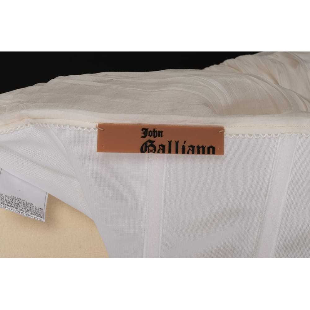 Galliano Silk mini dress - image 8