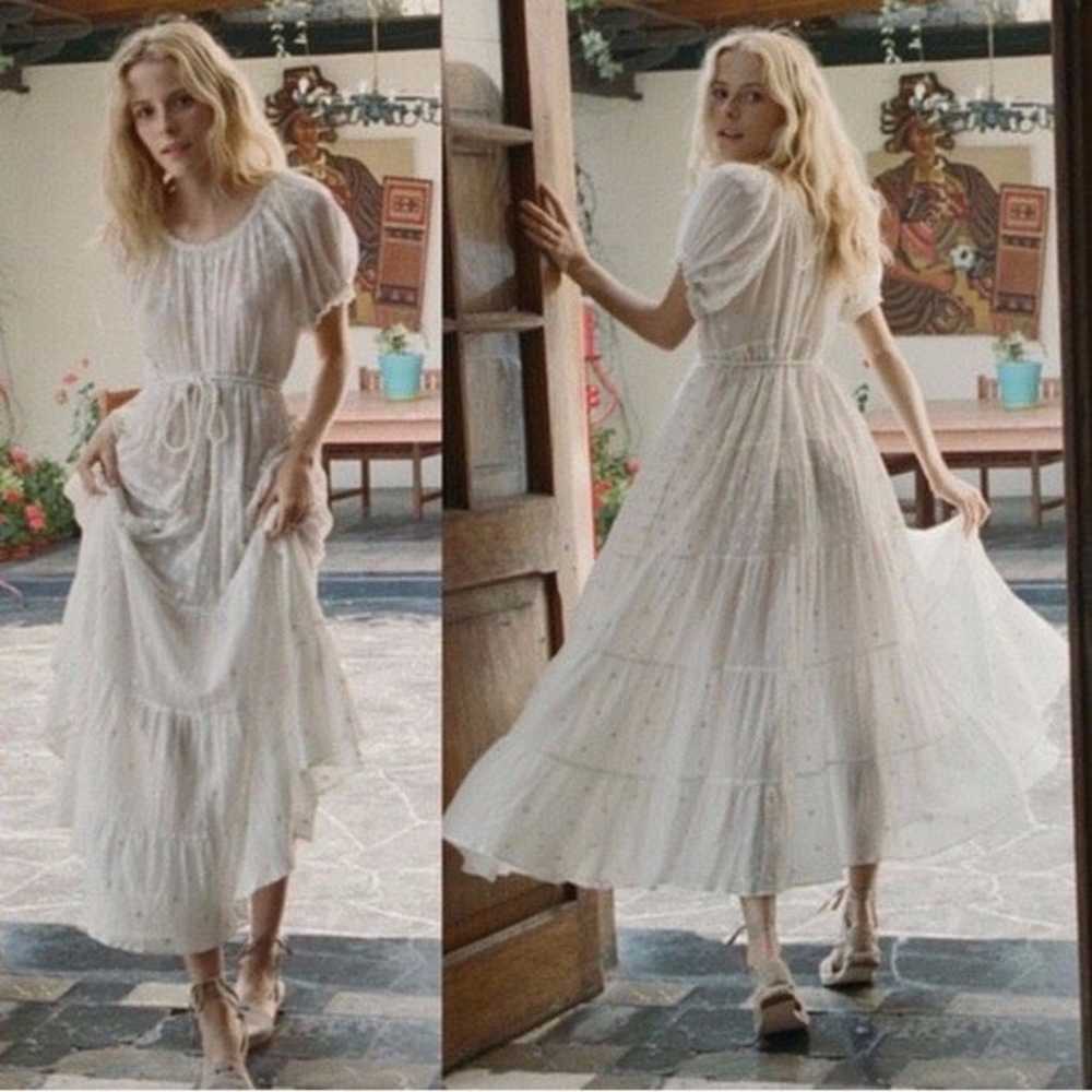 New Doen London Tansy Maxi Dress in Salt / White - image 1