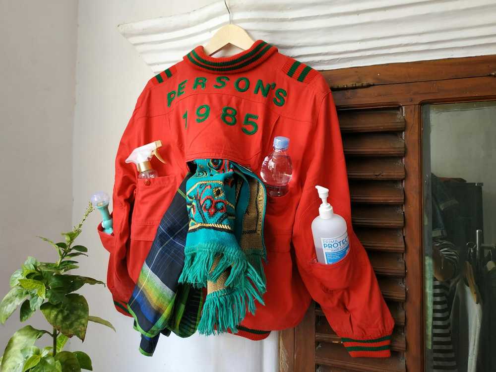 Japanese Brand × Person's × Varsity Jacket Rare d… - image 10