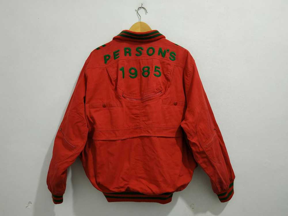 Japanese Brand × Person's × Varsity Jacket Rare d… - image 2
