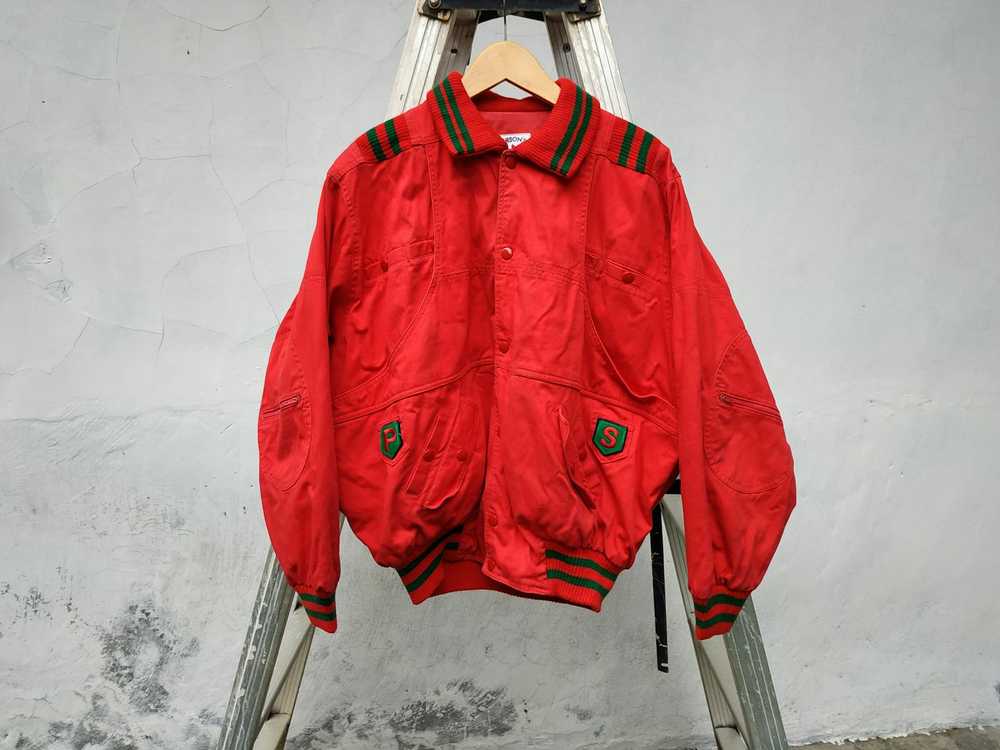 Japanese Brand × Person's × Varsity Jacket Rare d… - image 4