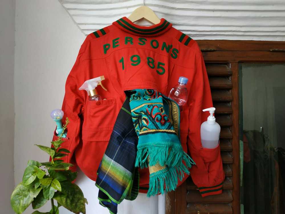 Japanese Brand × Person's × Varsity Jacket Rare d… - image 9