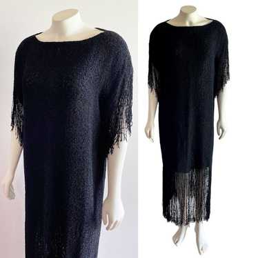 Panache Dress Maxi Hand Woven Dream Weaver Knit F… - image 1