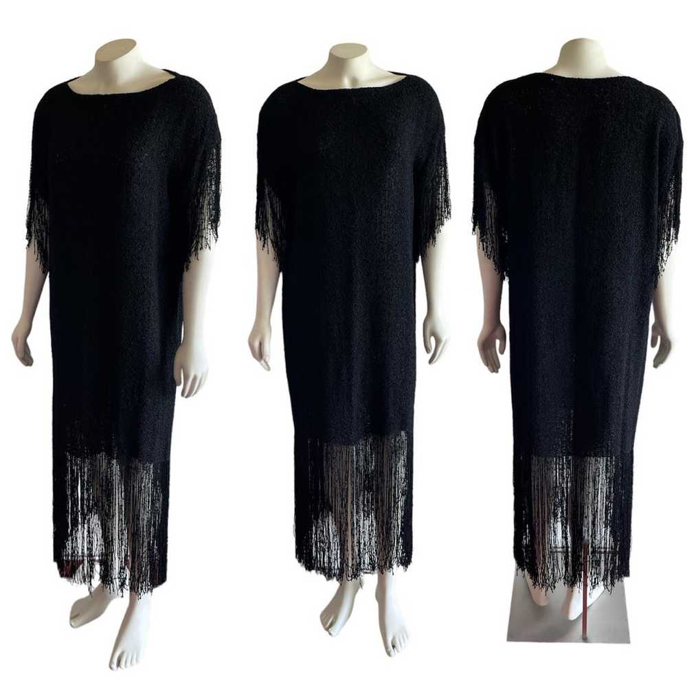Panache Dress Maxi Hand Woven Dream Weaver Knit F… - image 4