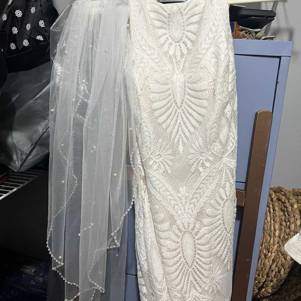 Wedding dress boho - image 1