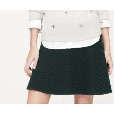 Loft Loft Skirt Lined Short Pull On Jacquard Flat… - image 1