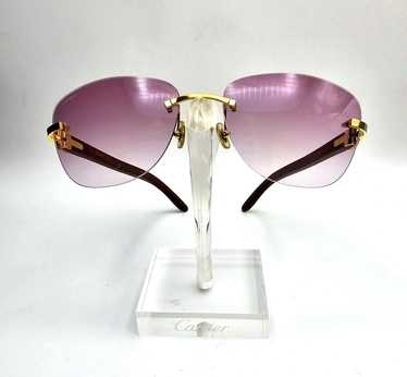 Cartier | Accessories | Panthere De Cartier Stunning Platinum Ladies  Sunglasses | Poshmark