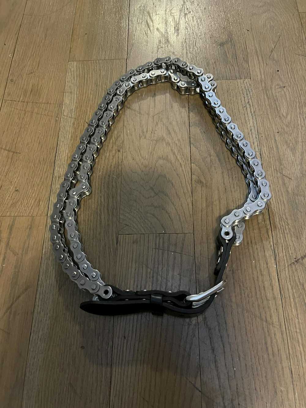 Balmain Balmain SS11 biker double chain belt - image 1