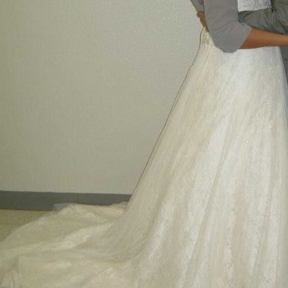 Oleg Cassini Wedding Dress Ivory size 14 - image 3