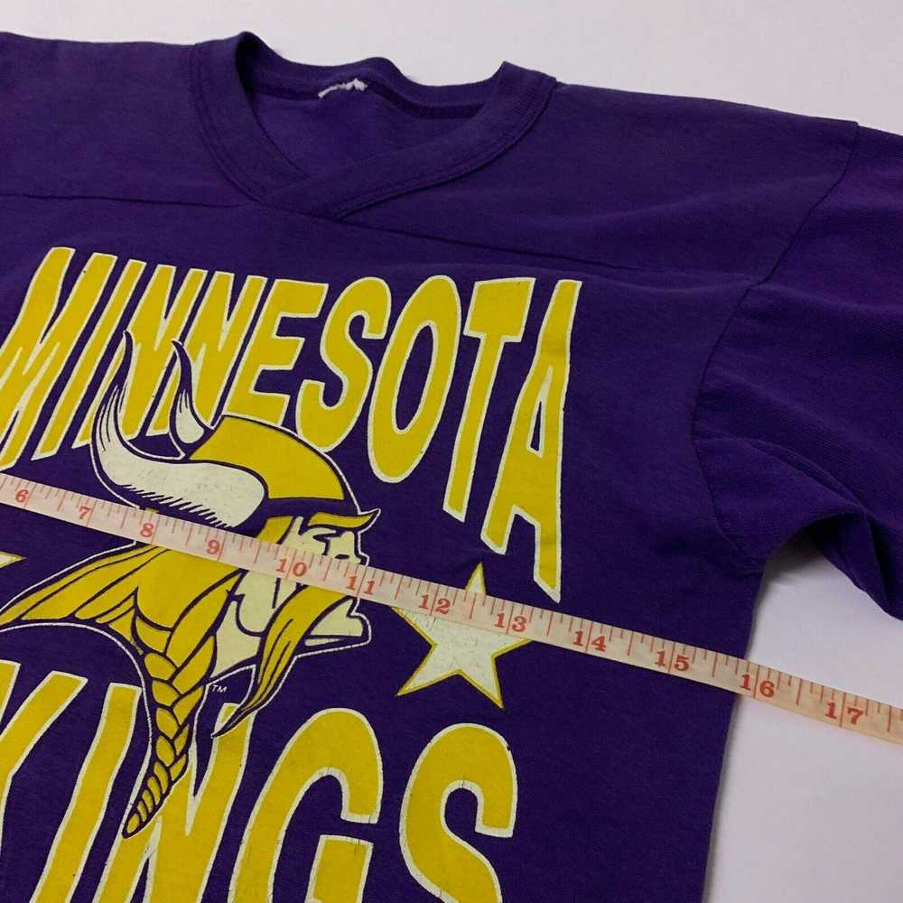 NFL Vintage 80s Minnesota Vikings NFL Baby Tee T … - image 5