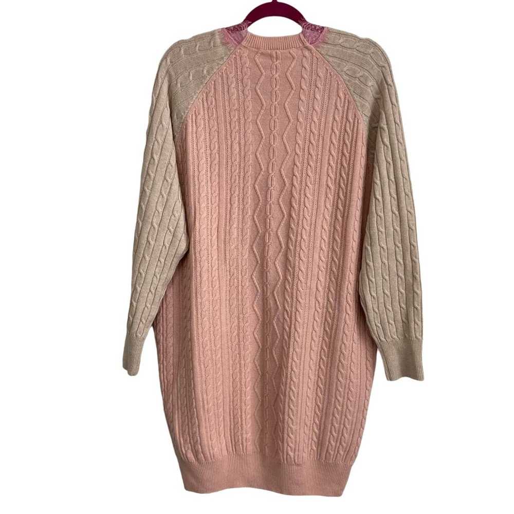 STELLA MCCARTNEY Lace Inset Long Sleeve Wool Swea… - image 8