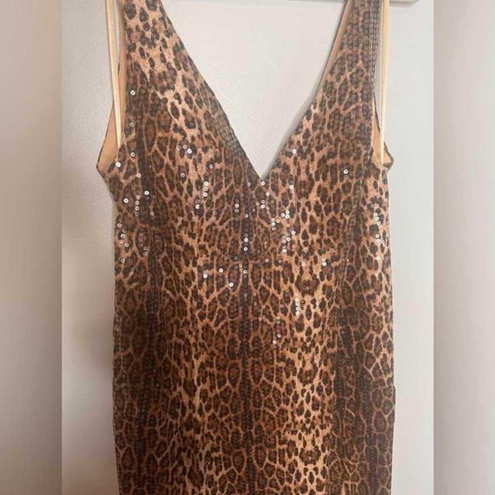 Mac Duggal Leopard Print Sequin Gown - image 10