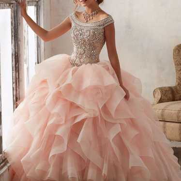 Mori Lee Blush Pink Quinceañera Dress - image 1