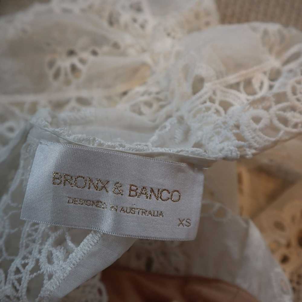 Bronx & Banco White Adele Gown Lace Maxi Long Sle… - image 3