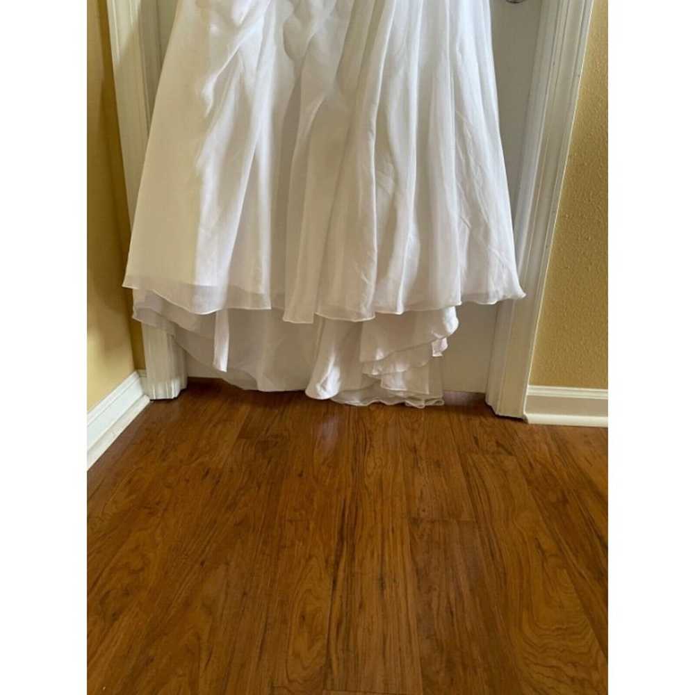 Davids Bridal Plus Size Wedding Dress Roushed Sof… - image 4