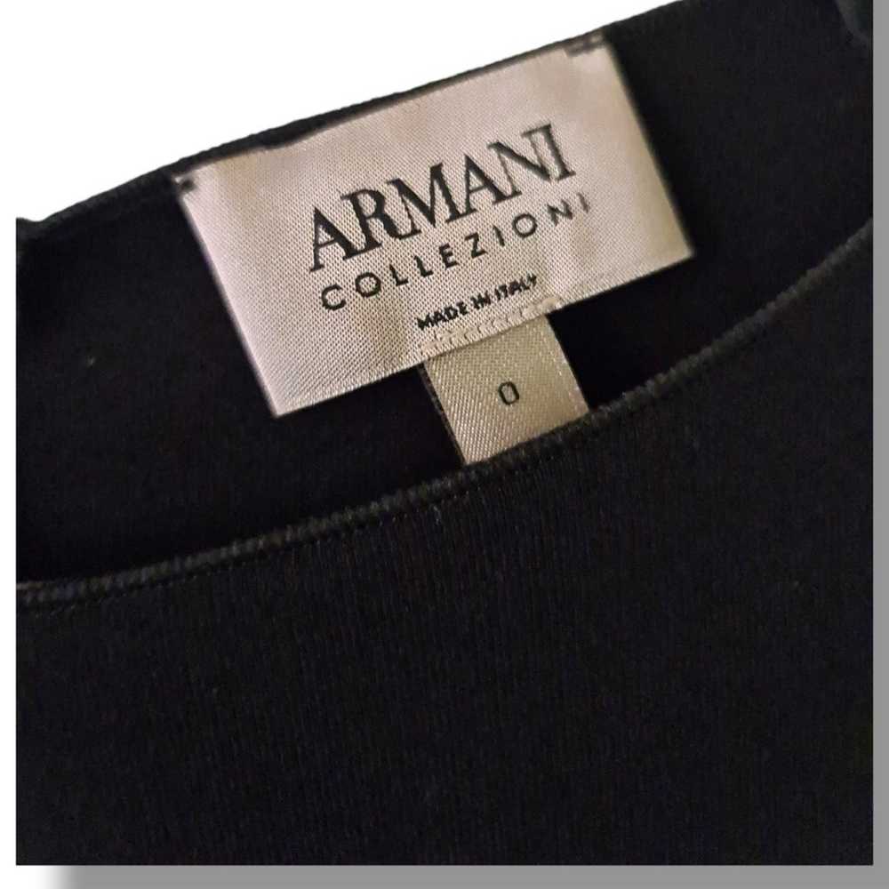 Authentic Armani Collezioni Embellished cap shoul… - image 6