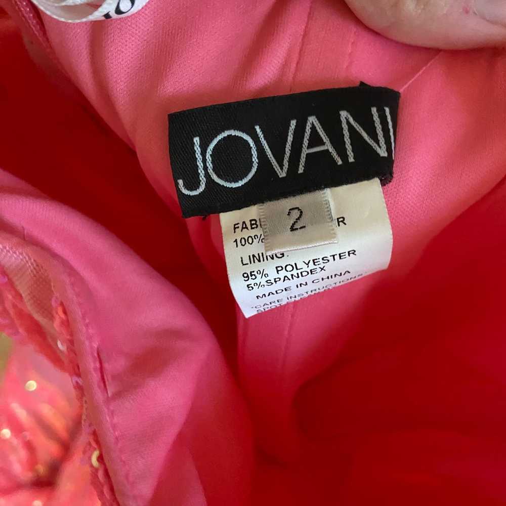 Hot Pink Jovani Prom Dress - image 7