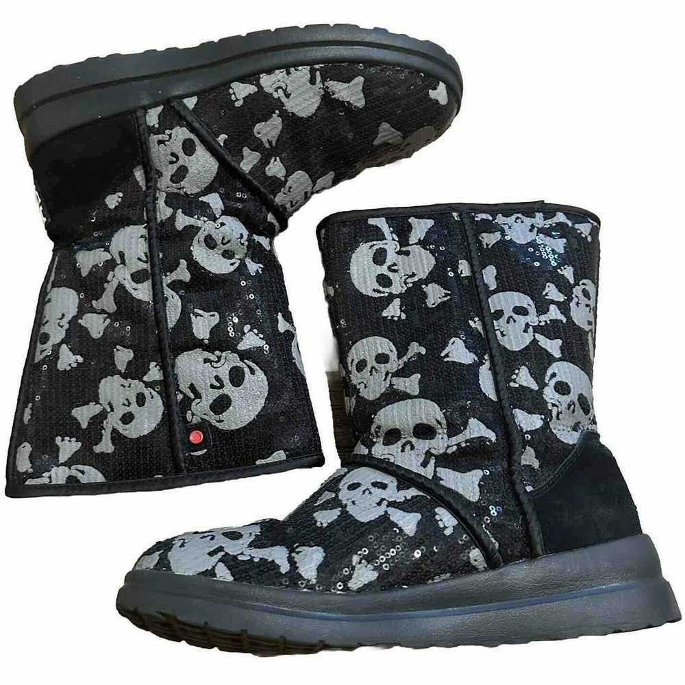 Ugg Authentic Ugg Skull emo Punk Sequin Boots Wom… - image 1