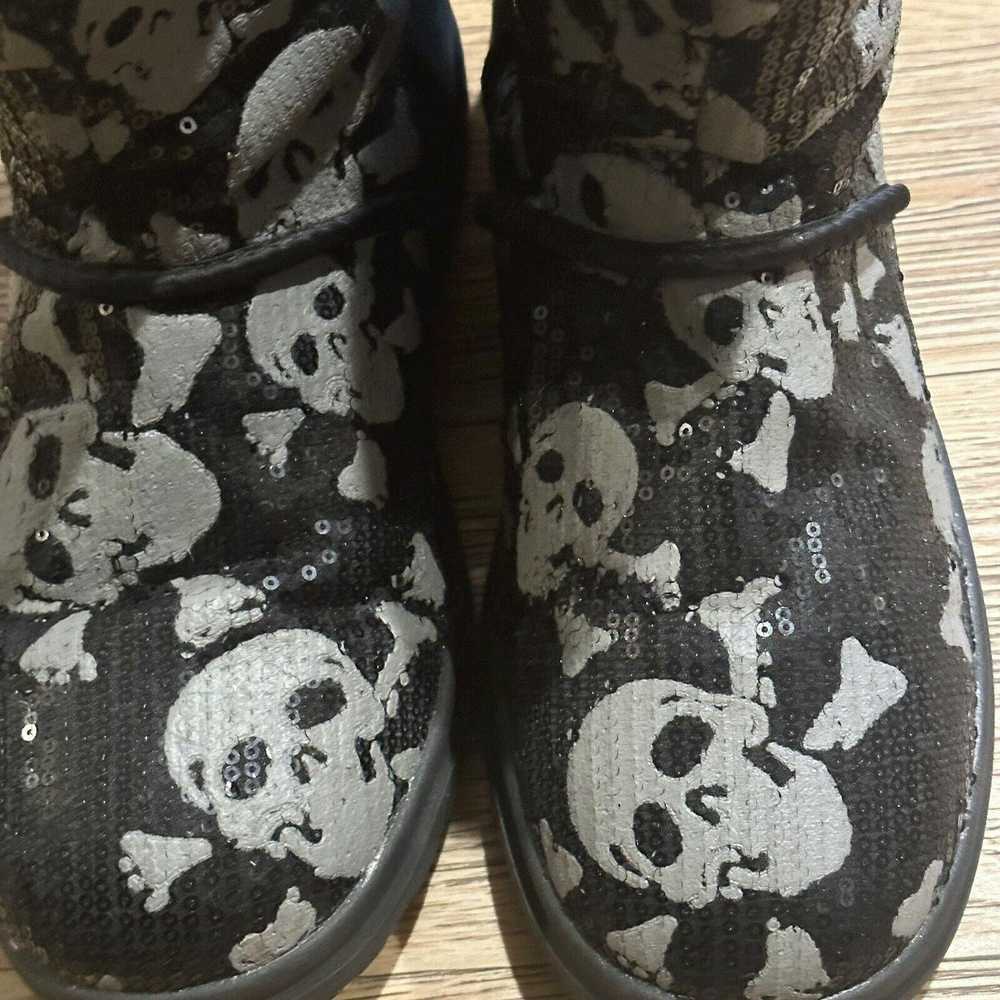 Ugg Authentic Ugg Skull emo Punk Sequin Boots Wom… - image 3
