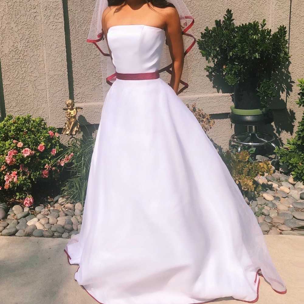 David's Bridal Wedding Dress - image 4