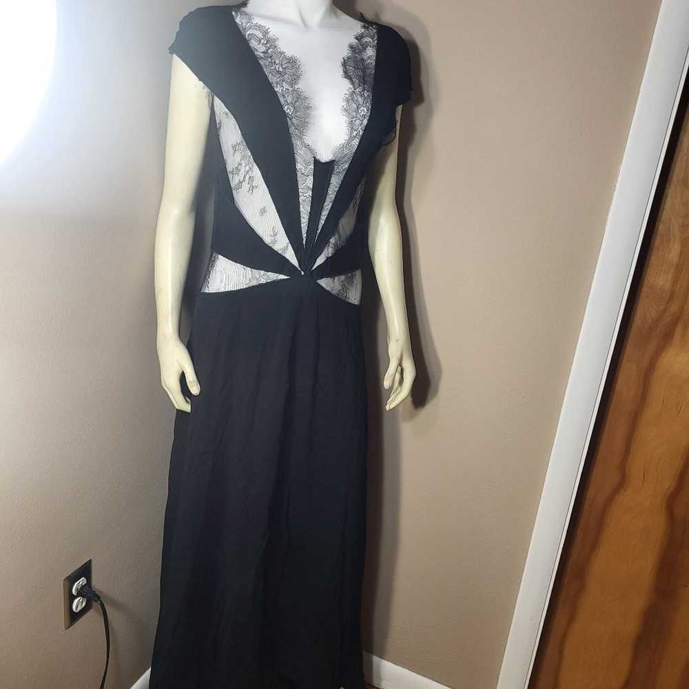 Stella McCartney Black Lace Couture Dress Sz  6..… - image 3