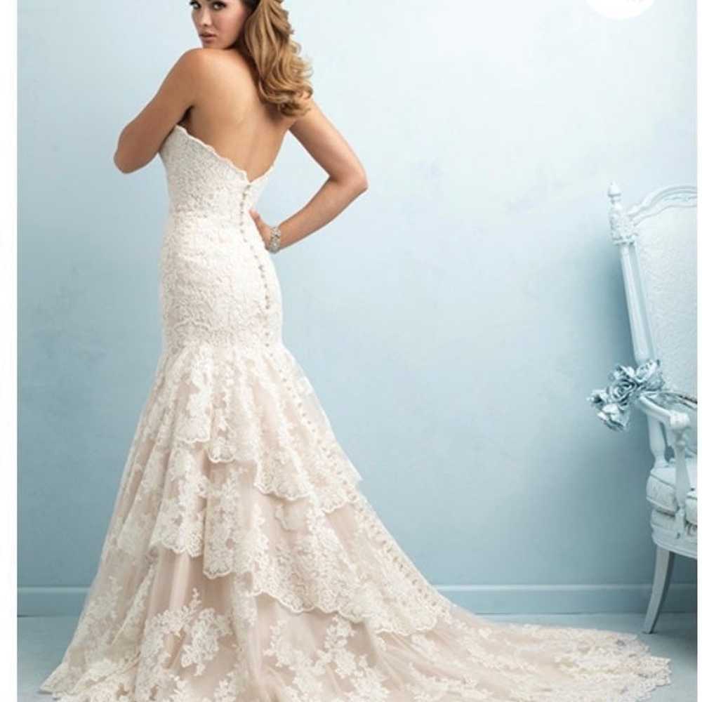 Allure Bridals Mermaid Lace Wedding Dress - image 3