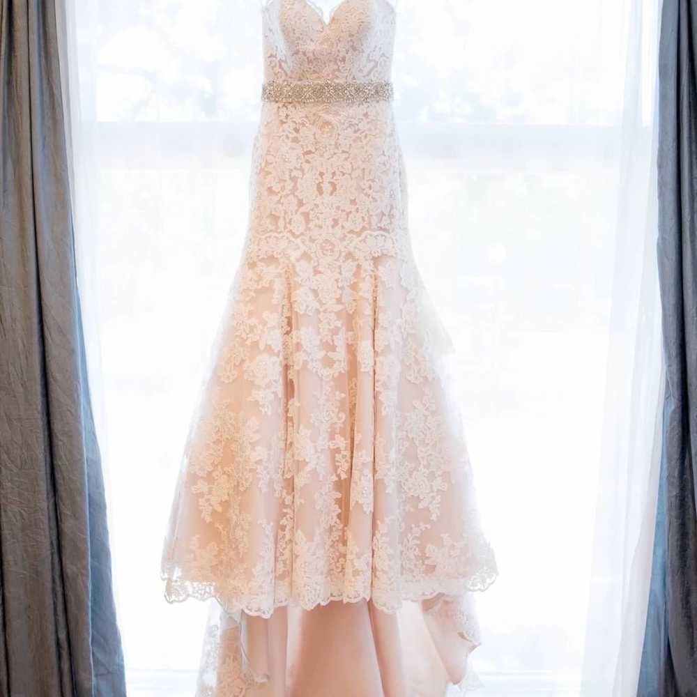 Allure Bridals Mermaid Lace Wedding Dress - image 5