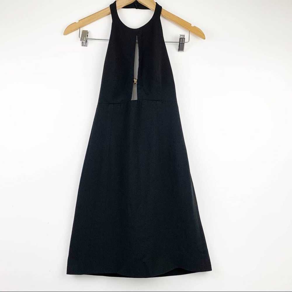 SAINT LAURENT Paris Mini Black Dress 4 - image 2