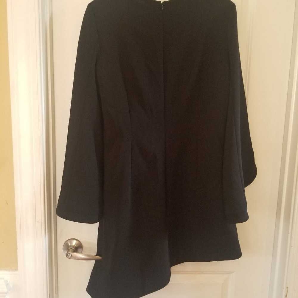 Brandon Maxwell Asymmetric Crepe Mini Dress size … - image 3