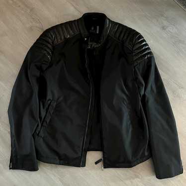 Gucci Gucci Mens Jacket With Leather Upper Shoulde