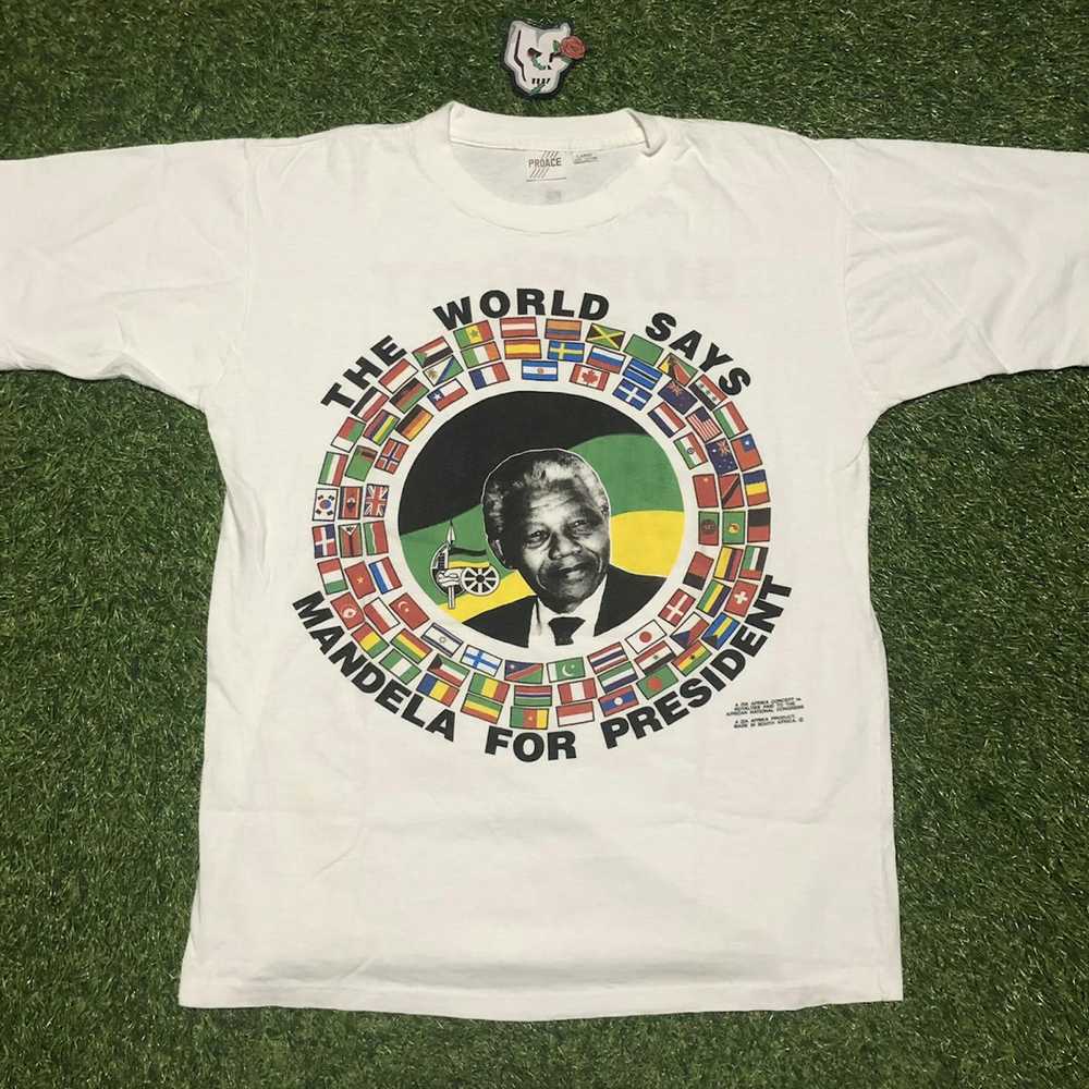 Streetwear × Vintage Vintage 90s Nelson Mandela C… - image 3