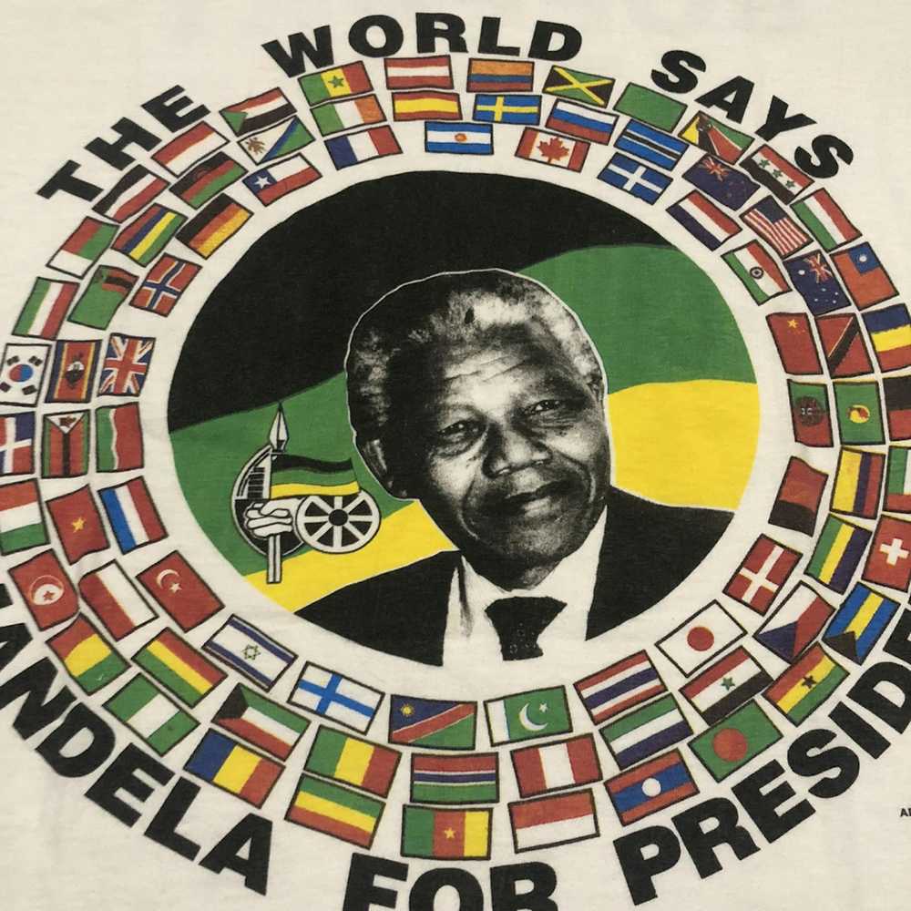 Streetwear × Vintage Vintage 90s Nelson Mandela C… - image 5