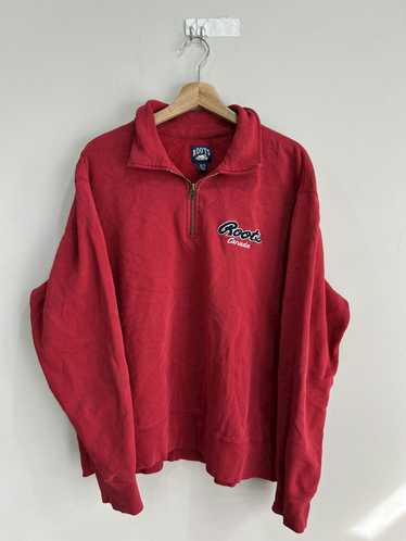 Roots × Vintage Vintage Roots Quarter Zip Sweater - image 1