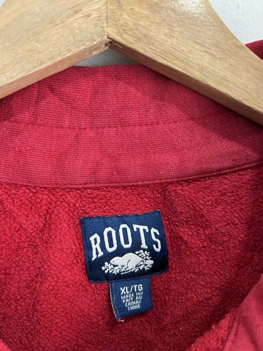 Roots × Vintage Vintage Roots Quarter Zip Sweater - image 4