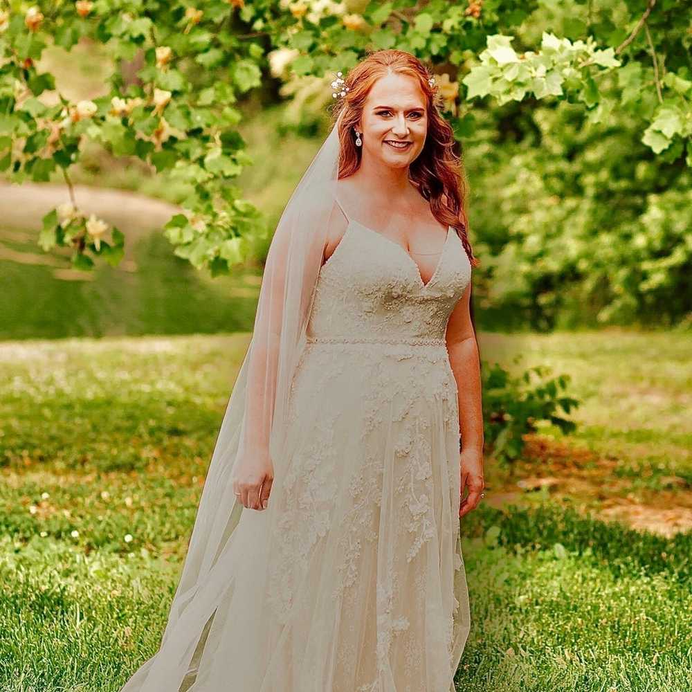 Wedding Dress size 14 - image 3
