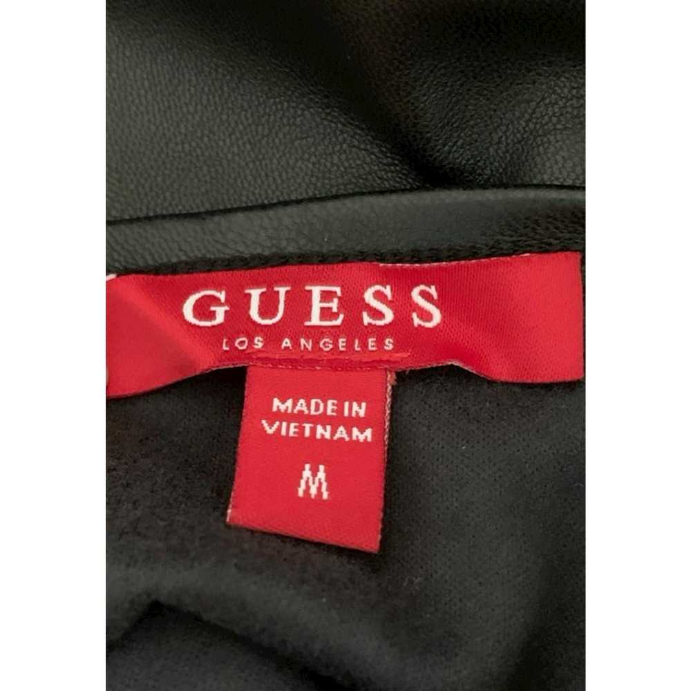 Guess GUESS Faux-Leather Bodysuit Womens Size M B… - image 7