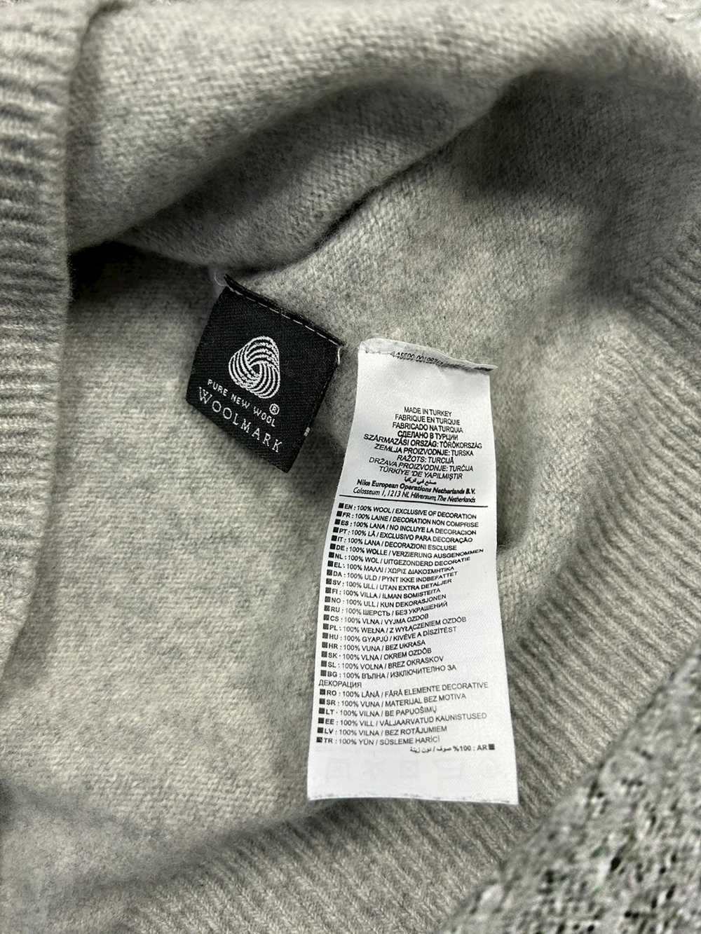 Nike × Vintage Nike vintage grey sweater vest ten… - image 4