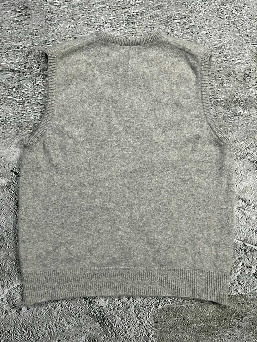 Nike × Vintage Nike vintage grey sweater vest ten… - image 5