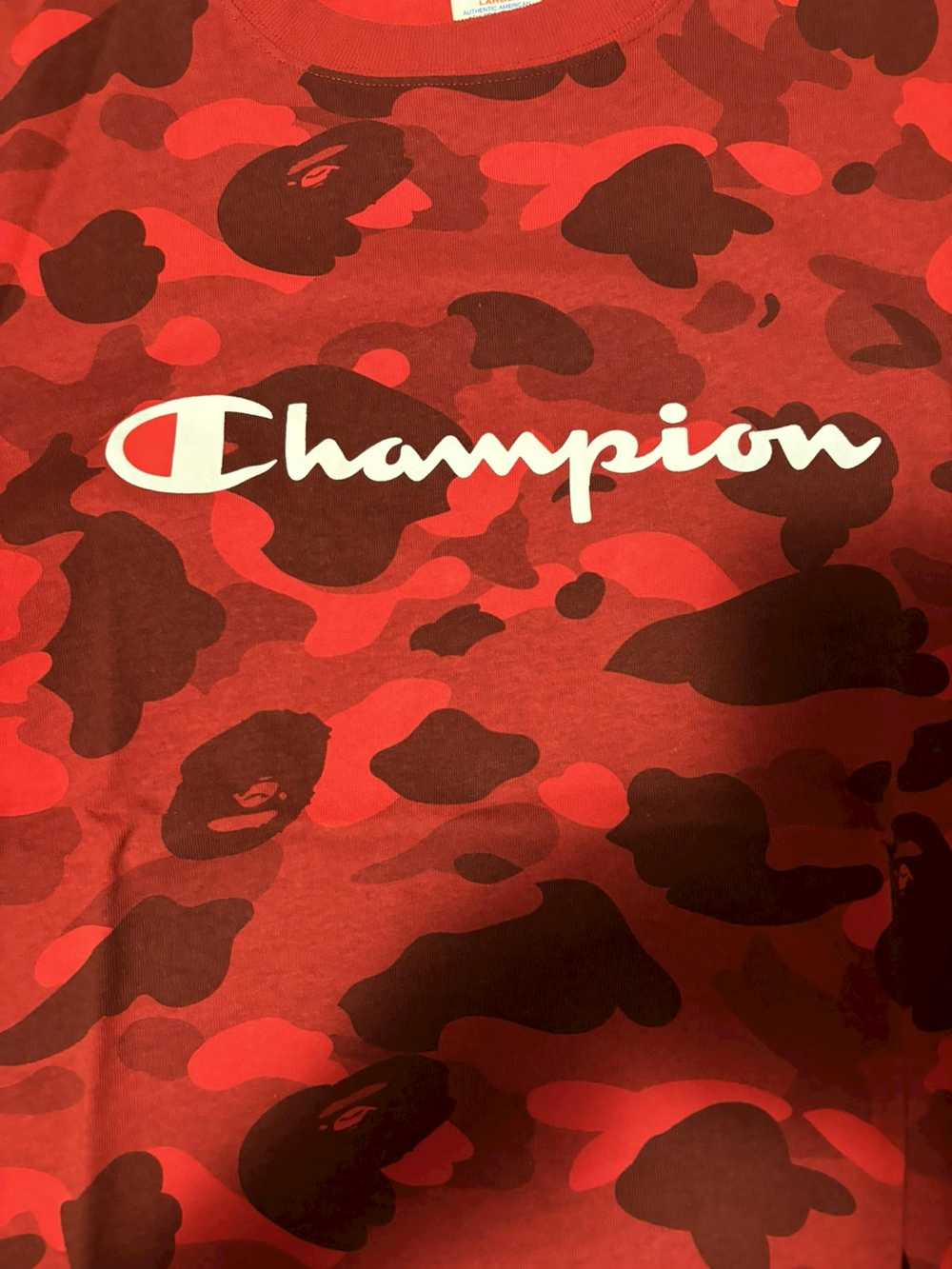 Bape Bape x Champion Color Camo Tee - image 3