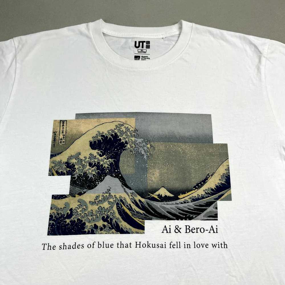 Uniqlo Hokusai Great Wave T-Shirt XL White Uniqlo… - image 2