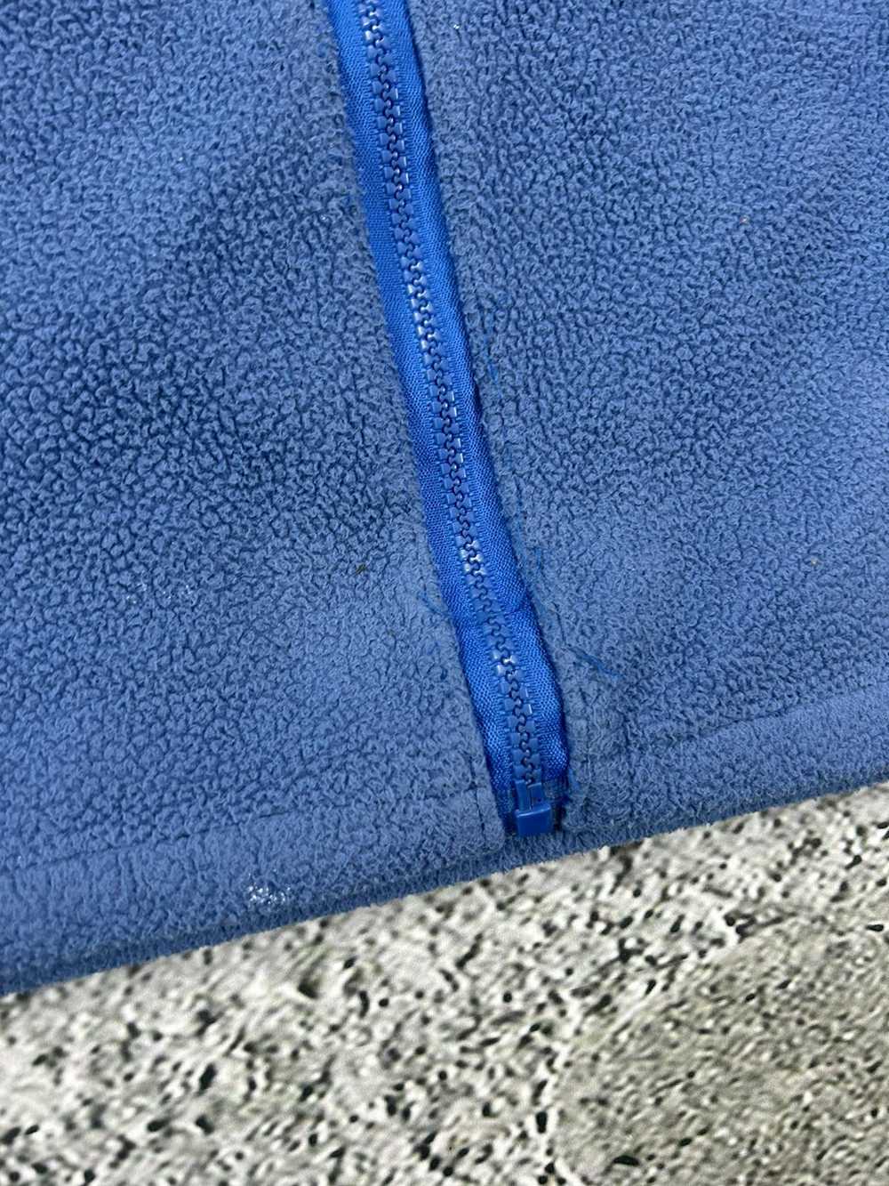 Nike × Vintage Nike fleece zip hoodie blue sherpa… - image 6