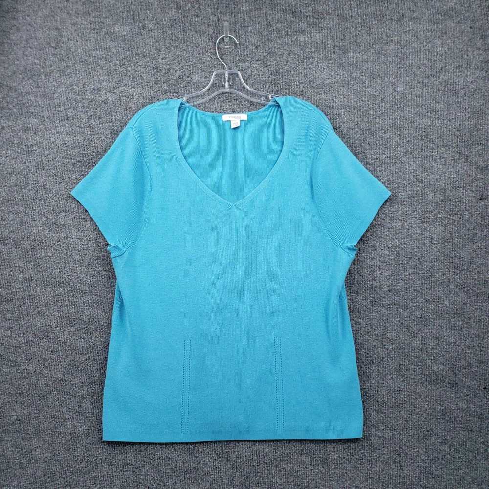 Vintage Dressbarn Shirt Womens 18 Short Sleeve Sc… - image 1